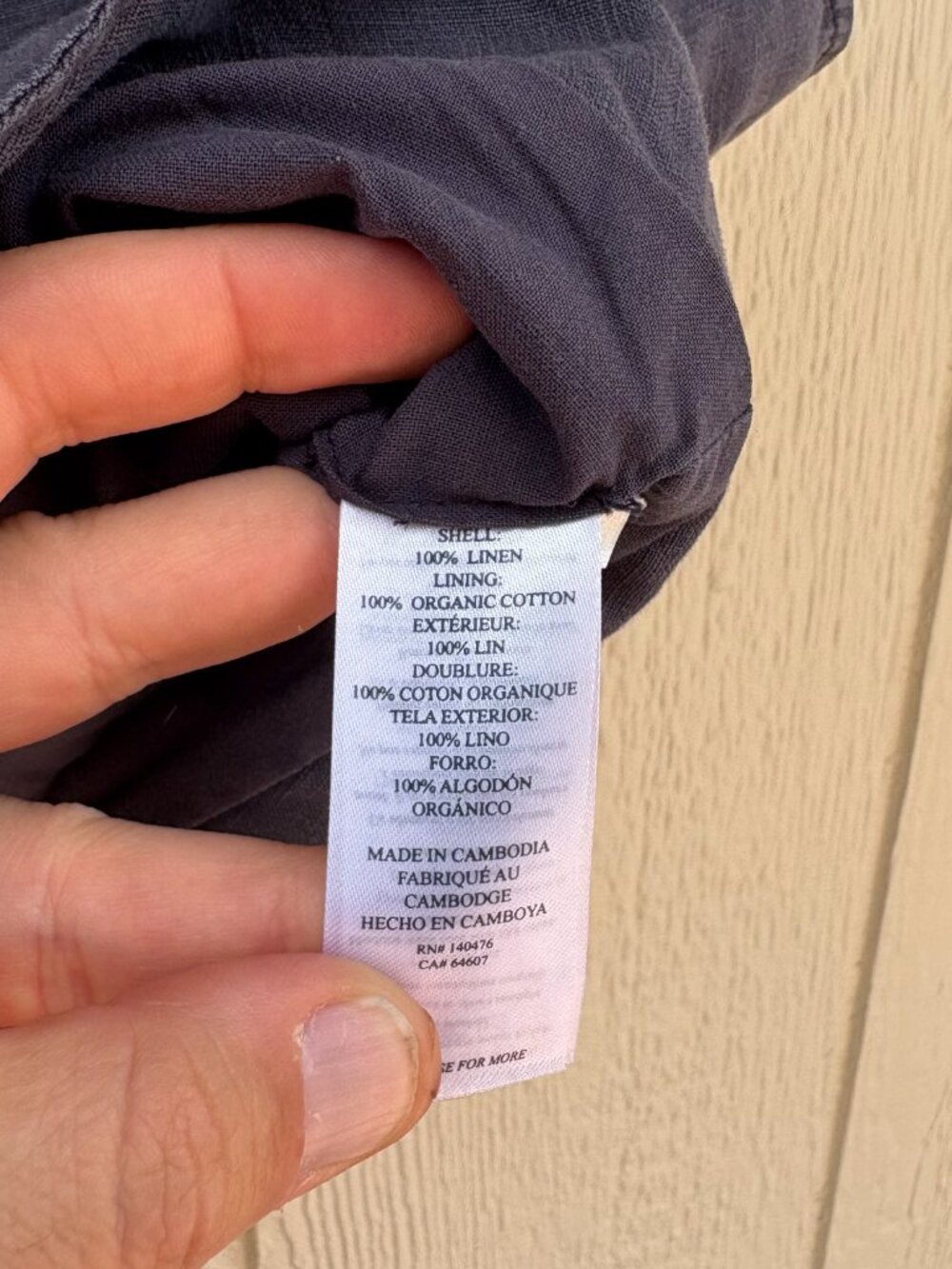 Faherty Monterey Linen Vest Women's XS Blue Summer Lightweight Minimalist Beach - Picture 4 of 10